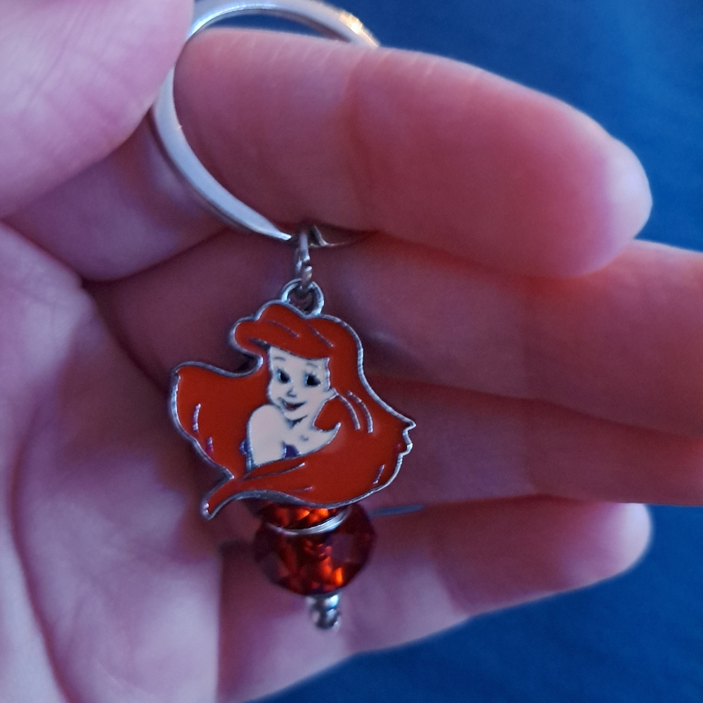 Disney Ariel Red Keychain Accessory